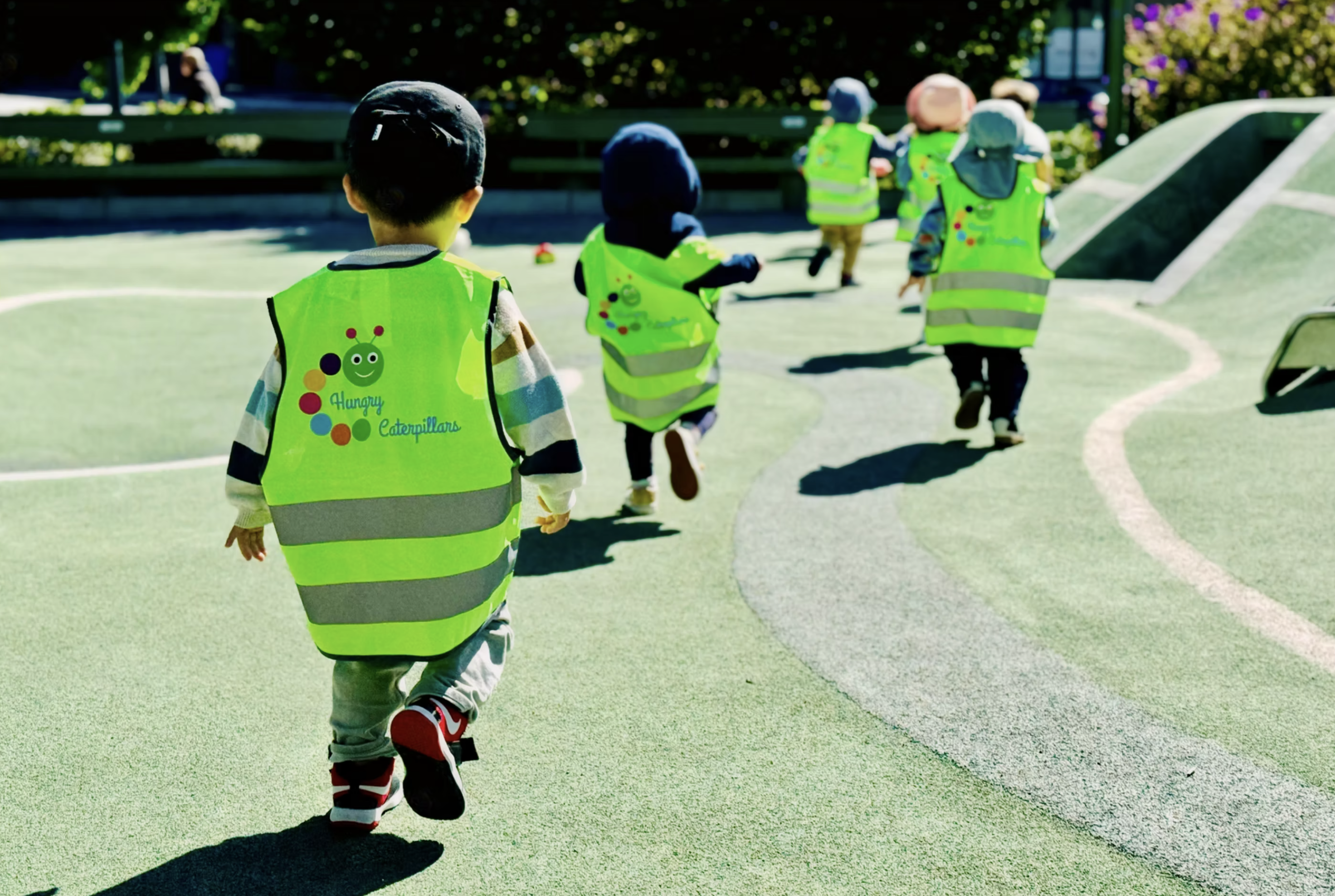 Toddlers exploring and learning at Hungry Caterpillars